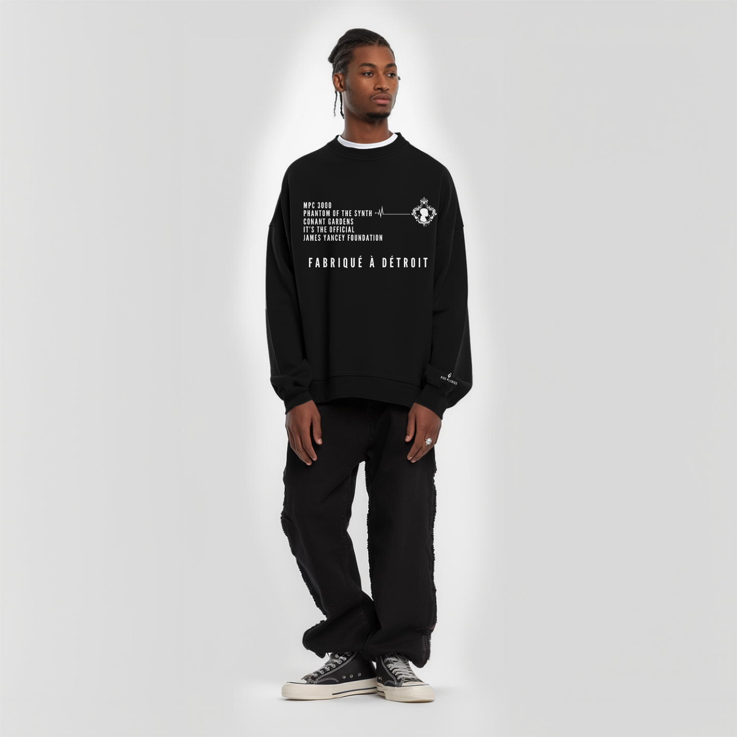 JAMES YANCEY FOUNDATION  -  FABRIQUE A DETROIT UNISEX CREWNECK